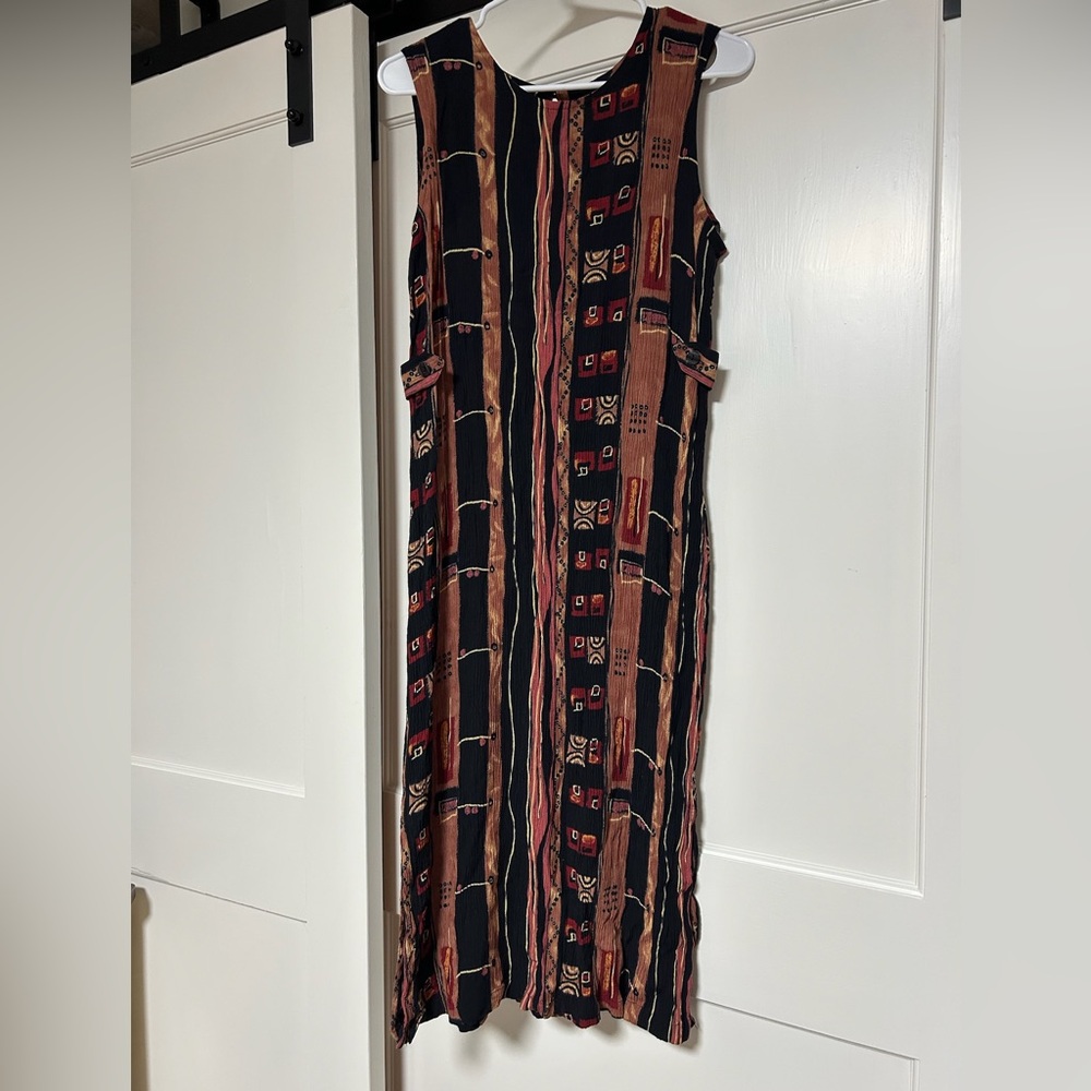 Sag Harbor Petite Artistic Multicolor Blouse